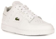 Lacoste Cage Cuir Lacets Entraîneur Femme Blanc UK 3 - 8