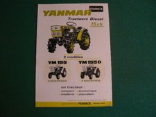 prospectus catalogue : tracteur diesel FENWICK YANMAR 15ch