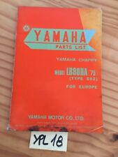 Yamaha LB80IIA Chappy 592 1975 80 LB catalogue pièces détachées parts list moto