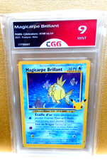 Pokémon  carte Magicarpe Brillant 66/64  Célébrations 25 ans -(2000) gradée Mint