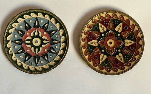 Assiette mosaique laiton - assiette, déco