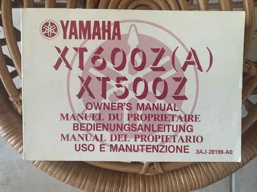 Yamaha xt600z xt 500z - xt600z,