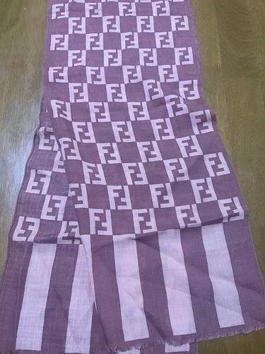 Fendi violet étole - étole, laine