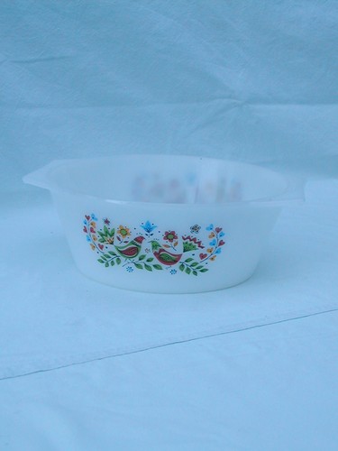Plat saladier arcopal décor - saladier,