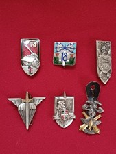 lot  insignes metal 51 infanterie 503 artillerie Canjuers 13  blindés ETAP