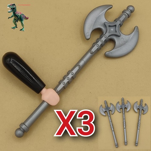 Playmobil double hache - x3,