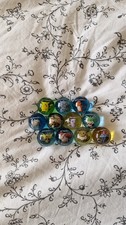Pokémon - Lot de 11 Billes Vintage - Bon état - Rare - Marbles
