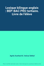 Lexique bilingue anglais - ,