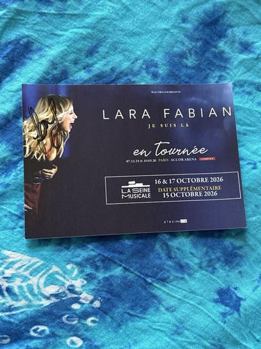Flyer dédicacé autograph - dédicacé,