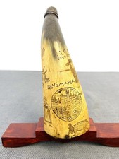 Poire à poudre  1664-1665 XVIIe s. IHS