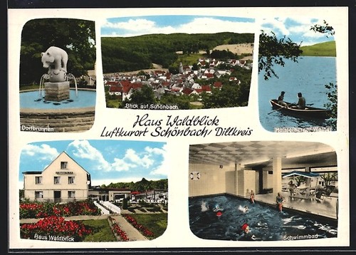 Carte postale schönbach - postale, /