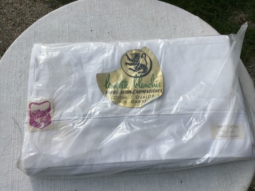 Drap brodé toile - 1,