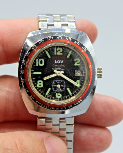 Ancienne montre plongee lov - ancienne,