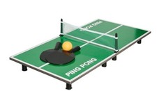 Mini Table de ping Pong 62 x 30,5 x 7 cm + 2 Raquettes, 1 Balle 1 Filet