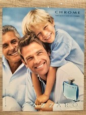 Publicité papier Parfum. Azzaro Chrome de 2006 - Perfume Ad
