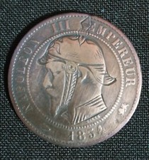 10 CENTIMES NAPOLÉON III 1854