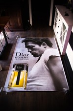 DIOR ROBERT PATTINSON C Large French Vintage Advertising Fashion Poster Original