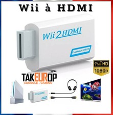 Convertisseur adaptateur pour Wii vers HDMI Full HD 1080 PIXEL - BLANC - TAK