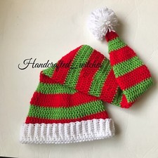 Handmade elf hat, Crochet