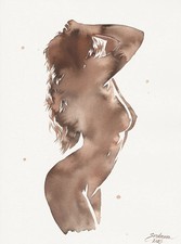 silhouette d'une femme nue 
