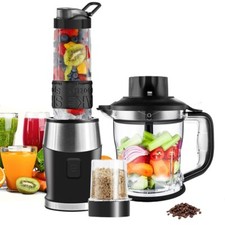 Blender Mixeur 3-en-1 700W Blender Smoothie 24000 tours/min avec pot de 12 L/...