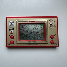 Nintendo Game & Watch Mickey Mouse Wild Screen MC-25 1981 - Très Bon Etat