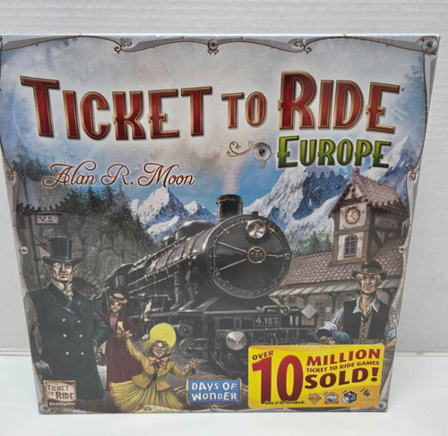 Ticket ride europe board - ticket,