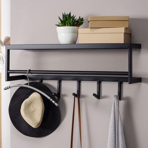 Finebuy porte manteau mural - manteau, 5