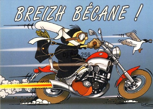 Carte postale moto yamaha - :,