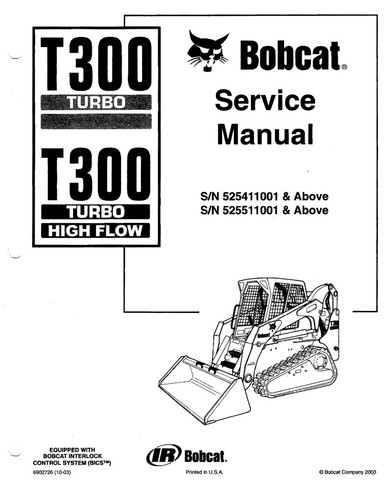 Bobcat 300 service manuel - 300,