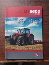 PROSPECTUS BROCHURE TRACTEUR MASSEY FERGUSON 8600