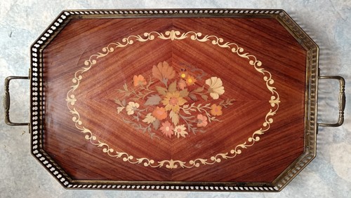 Vintage ancien beau plateau - vintage:,