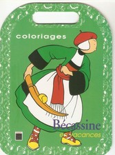 BECASSINE  vacances (Pinchon) : livre coloriage(A.Jolly)/ed.Deux Coqs d'Or 1997