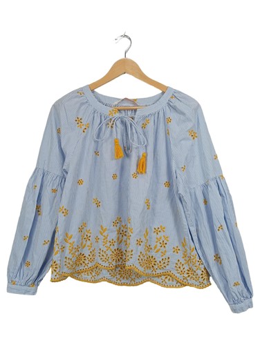 Zara chemisier femme - femme, bleu
