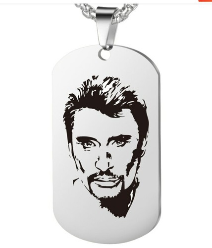 Johnny hallyday pendentif - johnny,