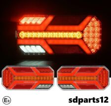 2x LED Feux Arrière Indicateur Progressive Séquentiel E9 Pour Camion Remorque