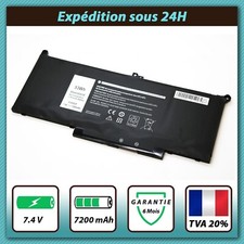 Batterie F3YGT DM3WC 2X39G DWX9J pour Dell Latitude 7280 7290 7380 7390 7480 749