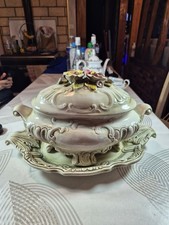 Soupière ancienne en faïence