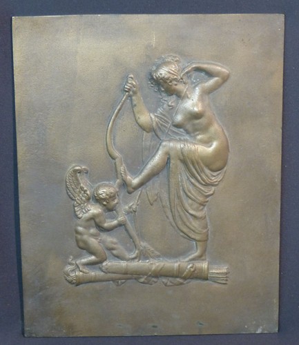 1930 belle plaque bronze - aa,