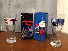 2 VERRES A BIÈRE PUBLICITAIRE