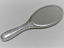 -JOLI MIROIR A MAIN ARGENT 916/1000e Poinçon ORFEVRE PEREZ H.NOS Guirlande GUI