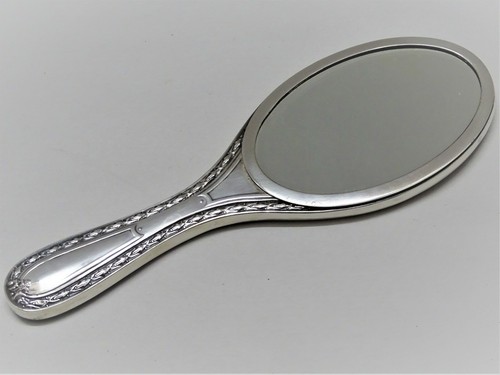 Joli miroir main argent - miroir,