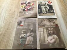 LOT DE 4 CARTES POSTALES