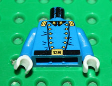 Lego Western :Torse Minifig Cavalry General ref 973px41c01 set 6706 6762 6769