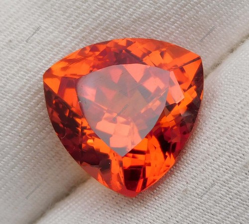 Saphir orange naturel - 10,25, ct