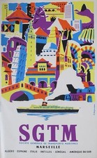 AFFICHE POSTER. Marseille Sgtm
