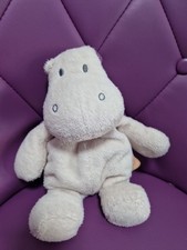 Doudou Hippopotame Rose Nattou 29 Cm