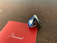 1 bague Psydélic bleu en cristal de Baccarat t: 50