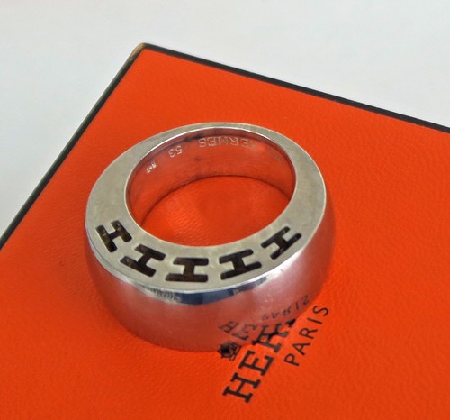 Bague jonc hermes modèle - jonc,