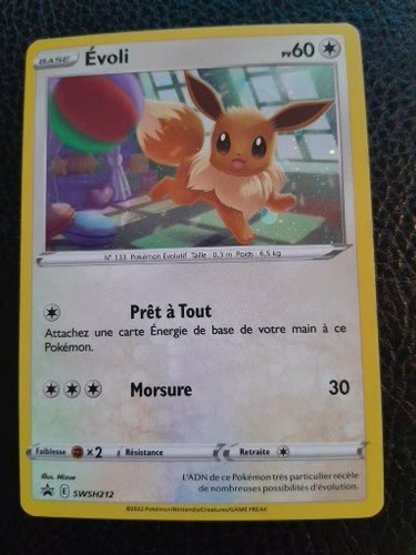 Carte pokemon evoli swsh212 - pokemon,